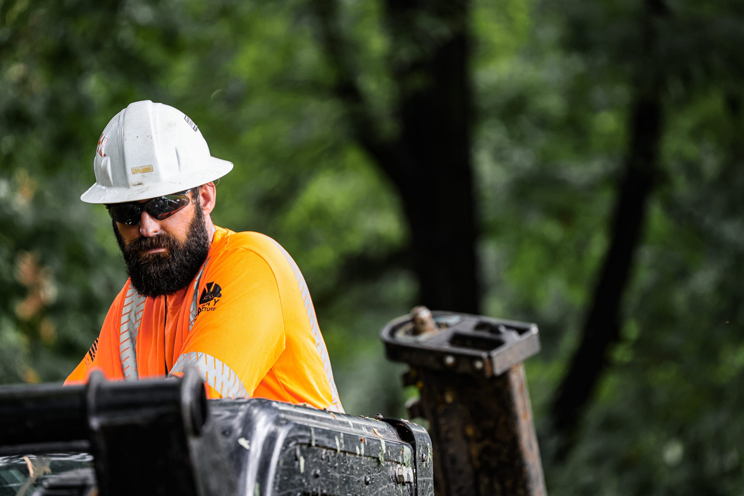 Lanracorp employee operating machinery